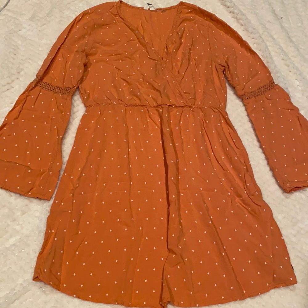 Long sleeve bohemian style size small Flowy dress